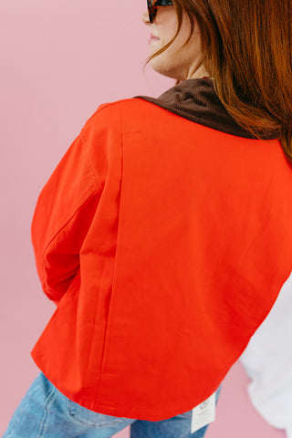 Dakota Barn Jacket in Chili/Espresso