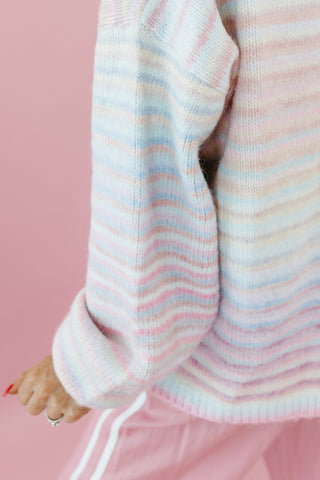 Bowen Open Front Cardigan in Pastel
