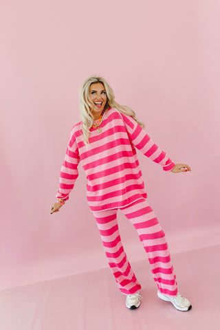 Pamela Long Sleeve Sweater Top with Matching Pants