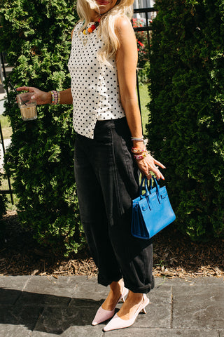 Benny Barrel Cuffed Jeans in Black - RESTOCK