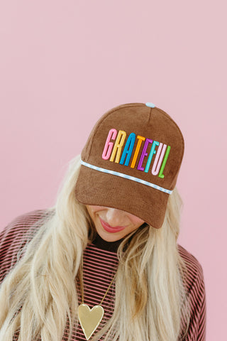 Grateful Corduroy Trucker Hat