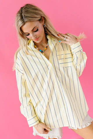 Wilks Stripe Oxford Shirt