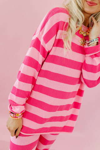 Pamela Long Sleeve Sweater Top with Matching Pants