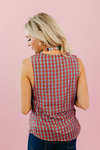 Rita Stripe Side Tie Top
