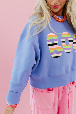 Boo Stripe Sweatshirt - RESTOCK