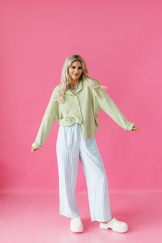 Piper Cardigan in Lemongrass - RESTOCK