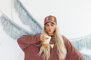 Grateful Corduroy Trucker Hat