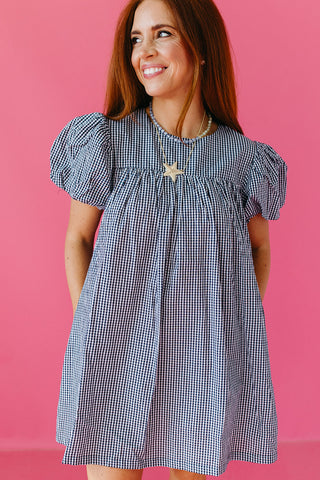Dixie Gingham Mini Dress