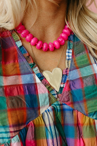 Halston Multi Colored Plaid Mini Dress