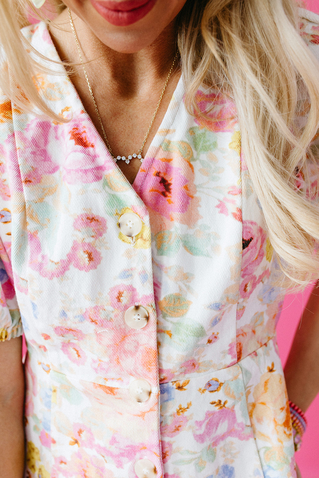 jocelyn mini dress Jocelyn Denim Floral Mini Dress | Spring Floral