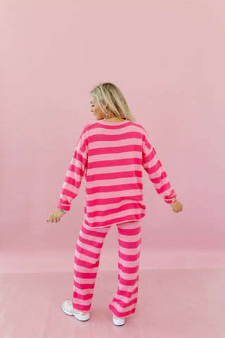 Pamela Long Sleeve Sweater Top with Matching Pants