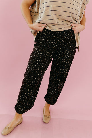 Rory Floral Print Barrel Pants