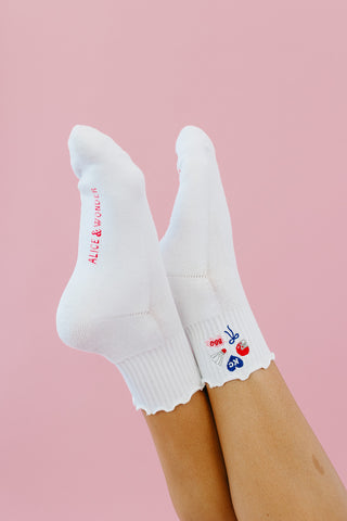 KC Icon Ruffle Socks