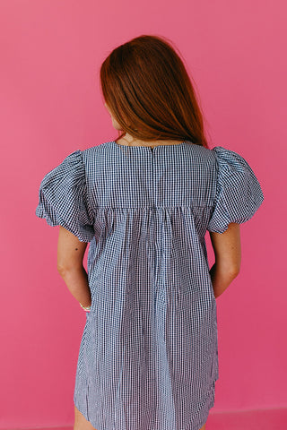 Dixie Gingham Mini Dress