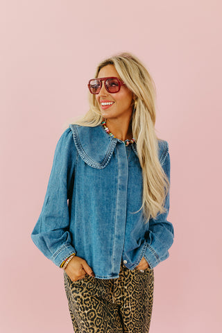 Madi Denim Top