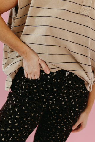 Rory Floral Print Barrel Pants