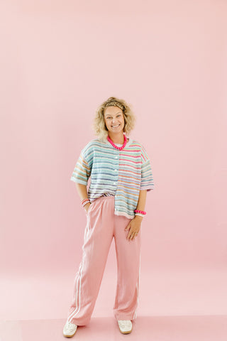 Elsie Linen Pants in Ballet