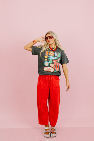 Football Varsity Patches Graphic Tee