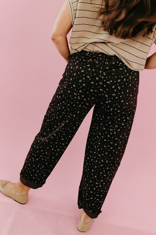 Rory Floral Print Barrel Pants