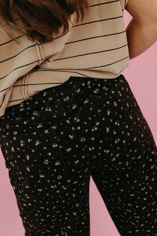 Rory Floral Print Barrel Pants