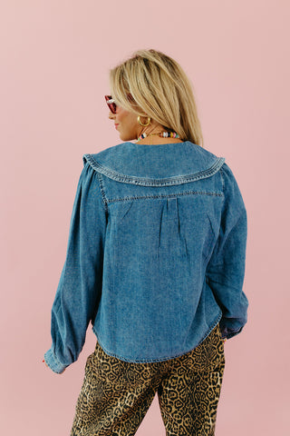 Madi Denim Top