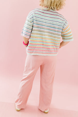 Elsie Linen Pants in Ballet