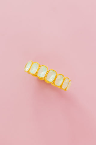 Candy Gem Oval Bracelet in Yellow