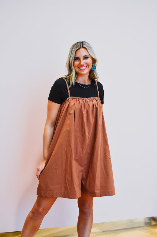Dallas Poplin Romper