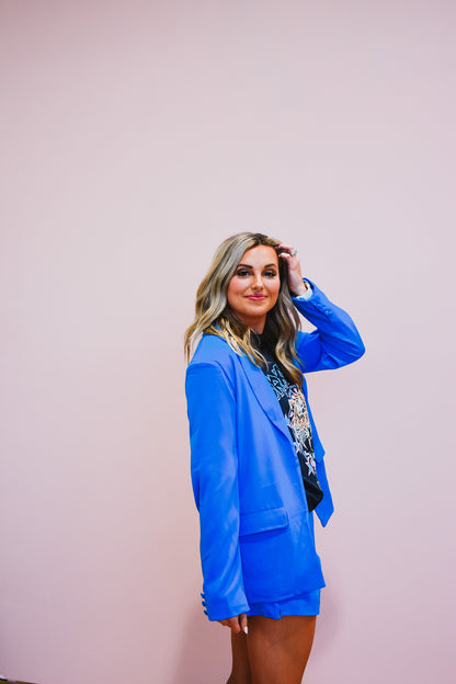Delsi Blazer + Shorts Set