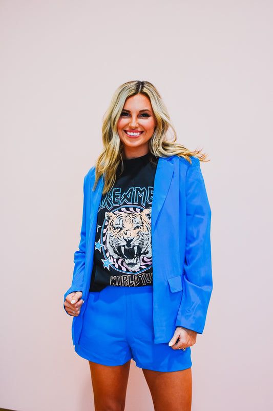 Delsi Blazer + Shorts Set
