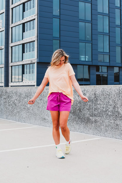 Saylor Shorts in Purple -RESTOCK