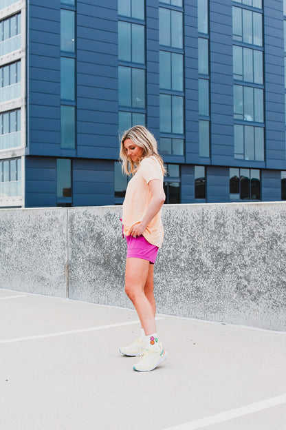 Avery Top in Apricot