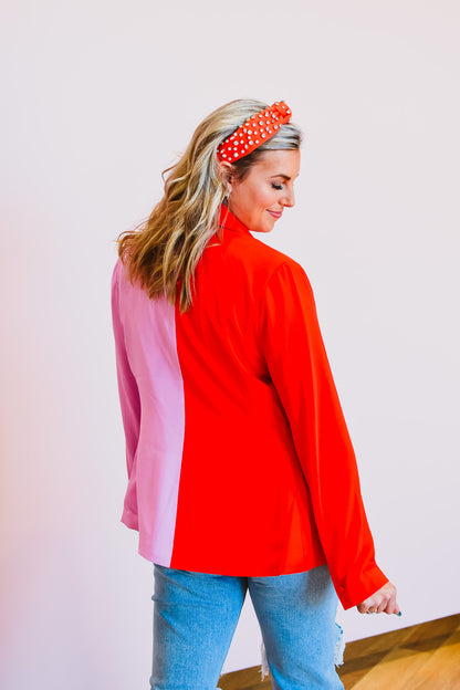 Zona Color Block Blazer