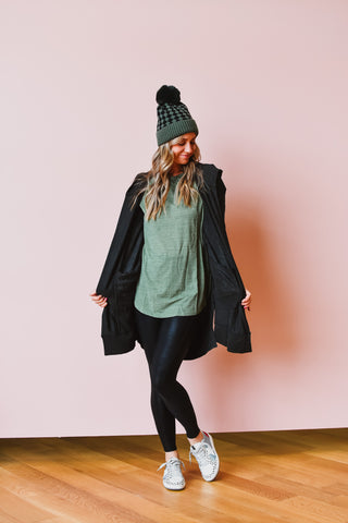 Checkered Beanie
