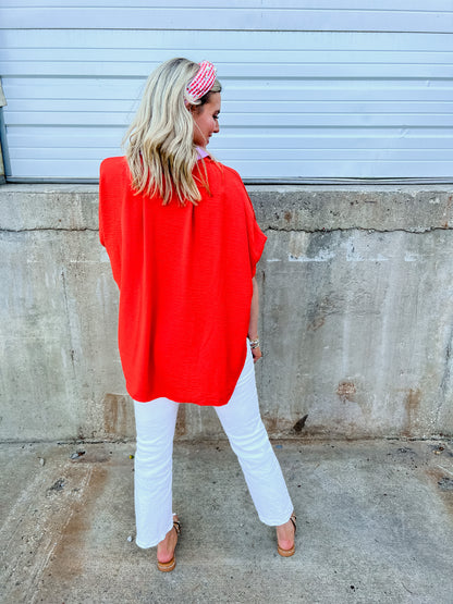 Meg Button Down Top